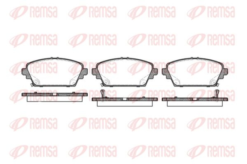 KAWE Brake Pad Set, disc brake