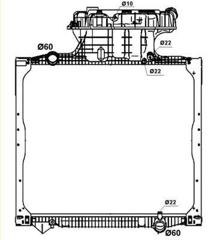 NRF Radiator, engine cooling