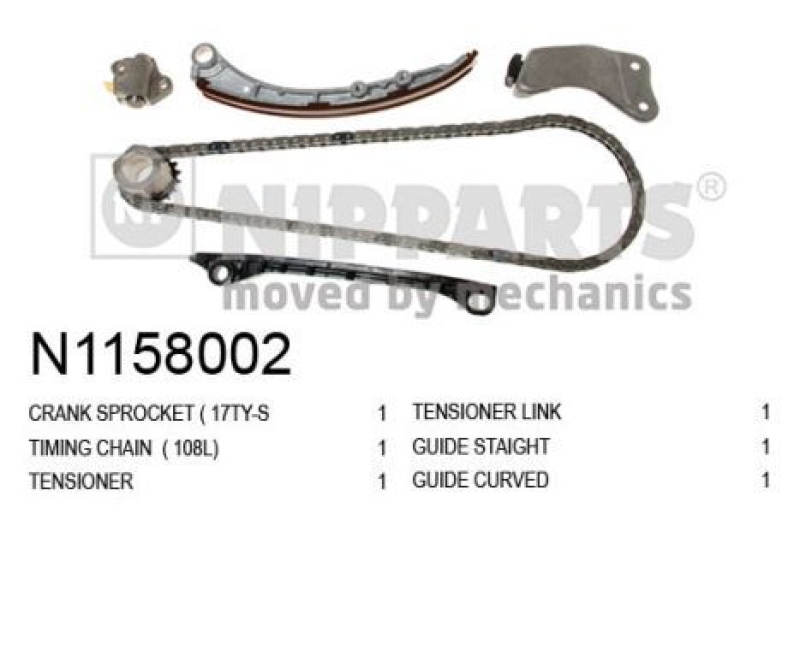 NIPPARTS Timing Chain Kit