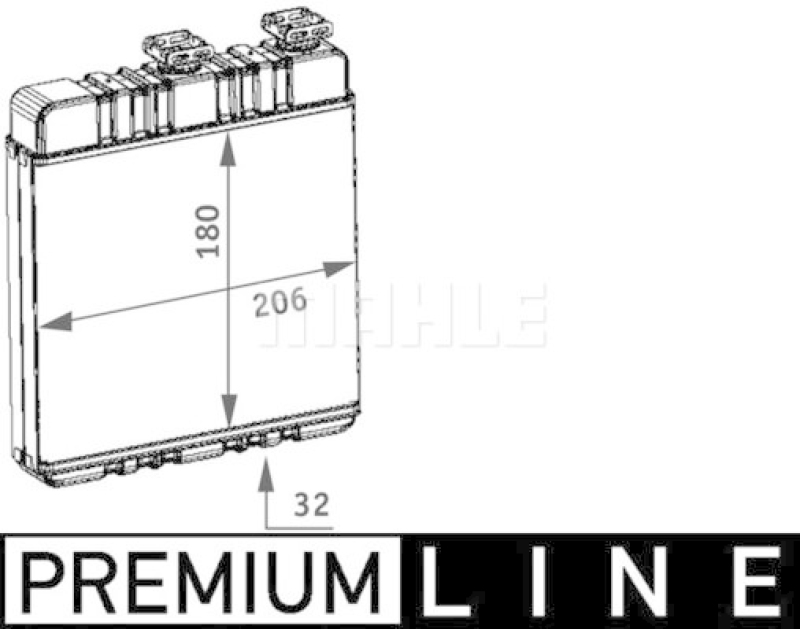 MAHLE Wärmetauscher, Innenraumheizung BEHR *** PREMIUM LINE ***