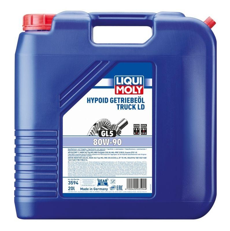 LIQUI MOLY Getriebeöl Hypoid-Getriebeöl Truck (GL5) LD 80W-90