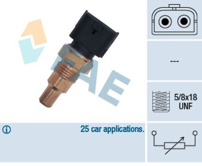 FAE Sensor, coolant temperature