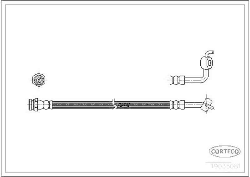 CORTECO Bremsschlauch
