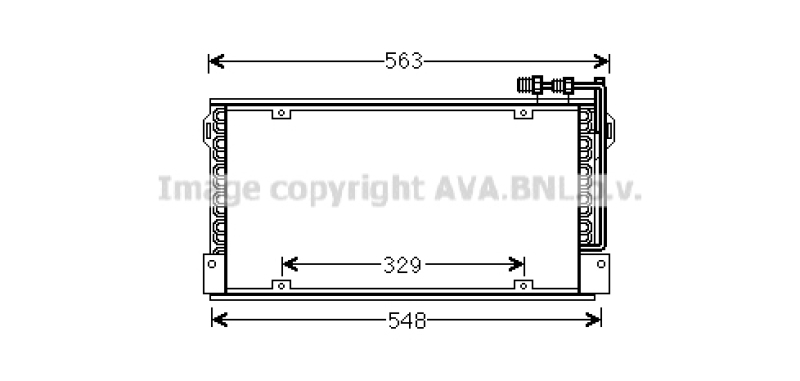 AVA QUALITY COOLING Kondensator, Klimaanlage