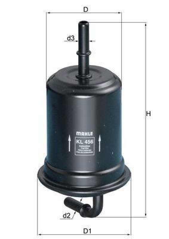 MAHLE ORIGINAL Kraftstofffilter