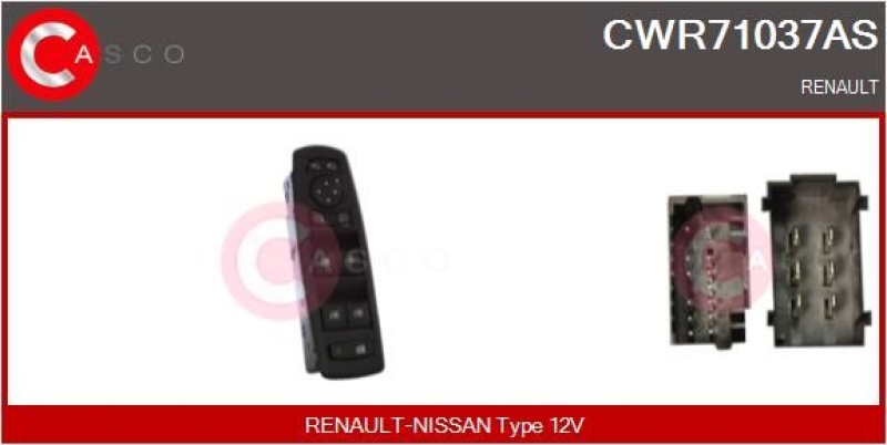 CASCO Switch, window regulator