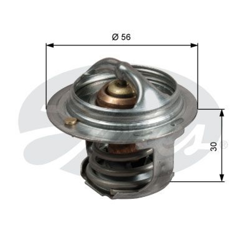 GATES Thermostat für Kühlmittel / Kühlerthermostat