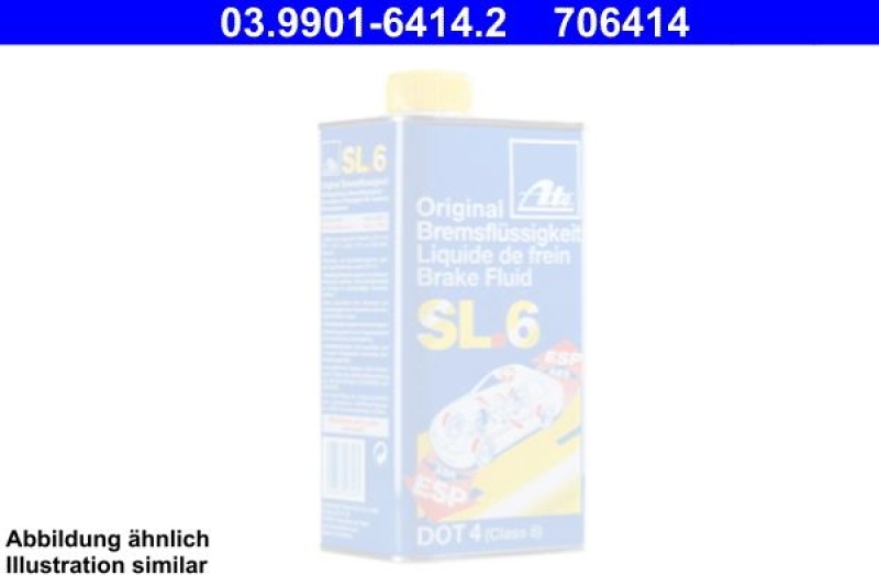 50L ATE Bremsflüssigkeit Brake Fluid SL. 6 DOT 4