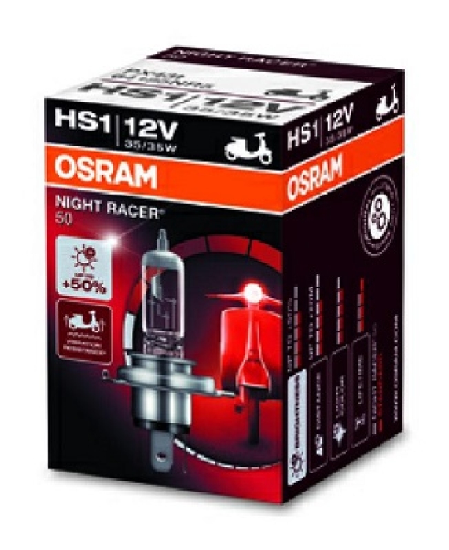 ams-OSRAM Glühlampe, Hauptscheinwerfer NIGHT RACER 50