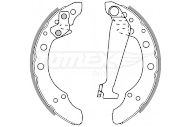 TOMEX Brakes Bremsbackensatz