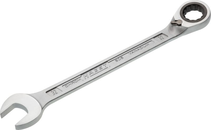 HAZET Ratchet Ring Open-ended Spanner