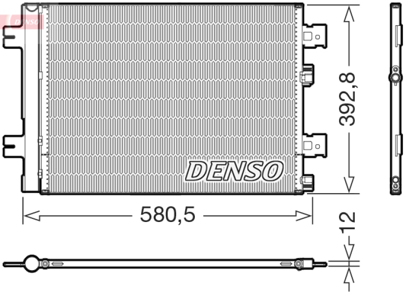 DENSO Kondensator, Klimaanlage