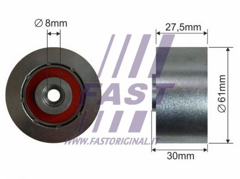 FAST Umlenk-/Führungsrolle, Zahnriemen