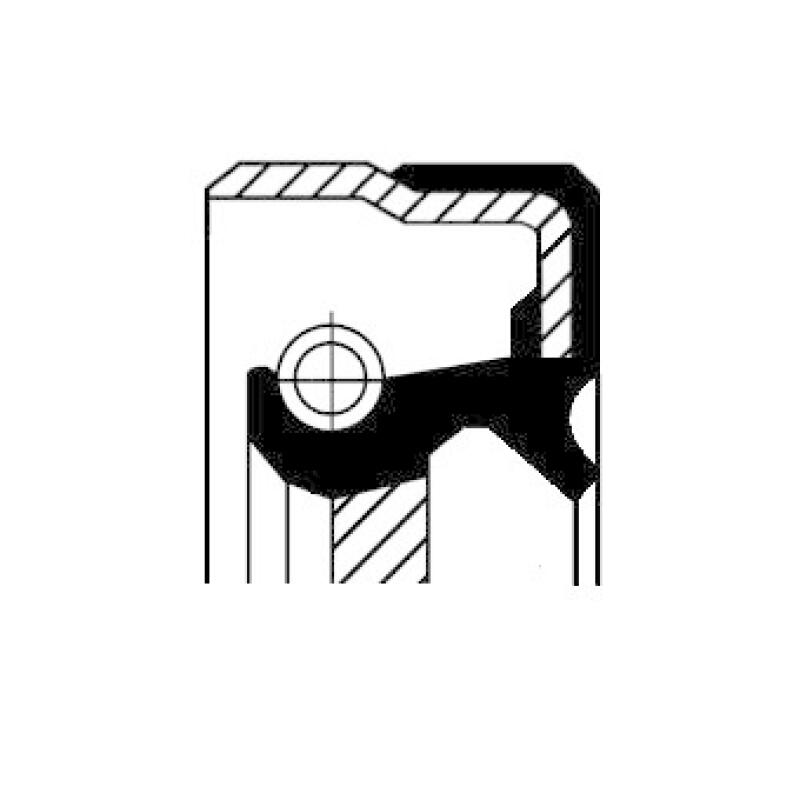 CORTECO Shaft Seal, crankshaft