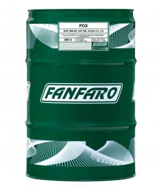 60L Fanfaro PDX Motoröl 5W-40