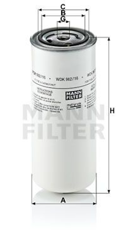 MANN-FILTER Fuel Filter