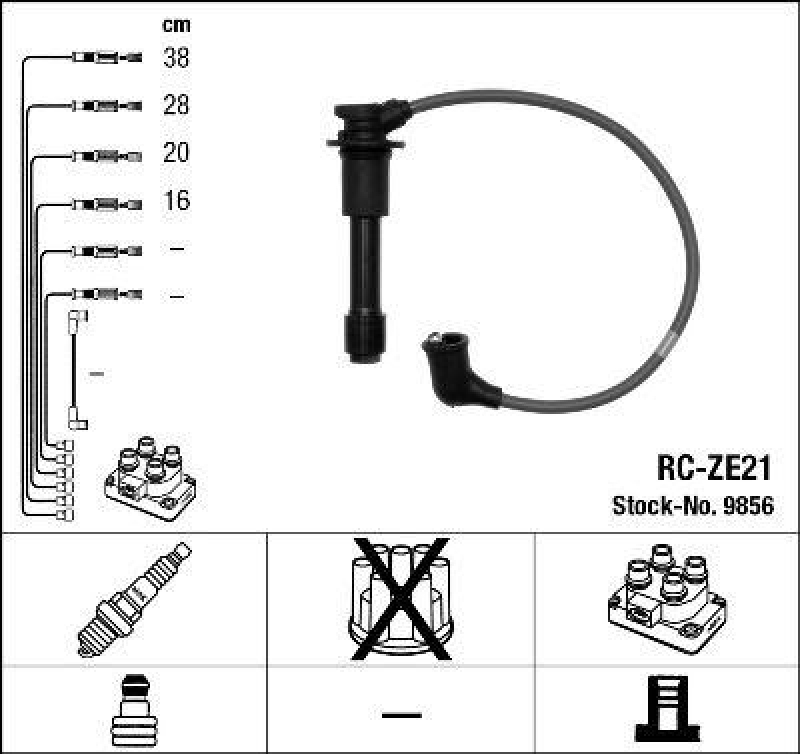 NGK Ignition Cable Kit