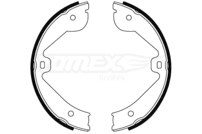 TOMEX Brakes Bremsbackensatz