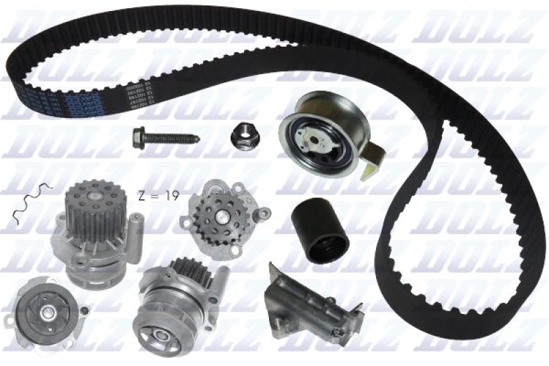 DOLZ Water Pump & Timing Belt Set