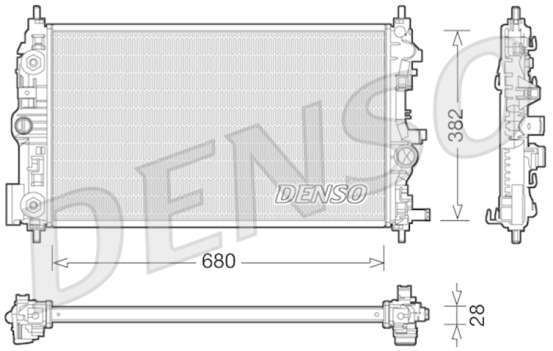 DENSO Kühler, Motorkühlung