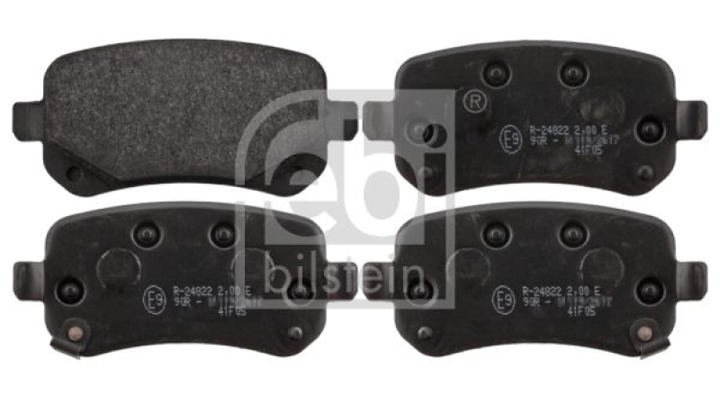 FEBI Bremsscheiben 305mm + Beläge Hinten passend für Fiat Freemont Dodge Journey