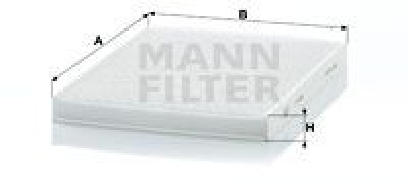 MANN-FILTER Filter, Innenraumluft