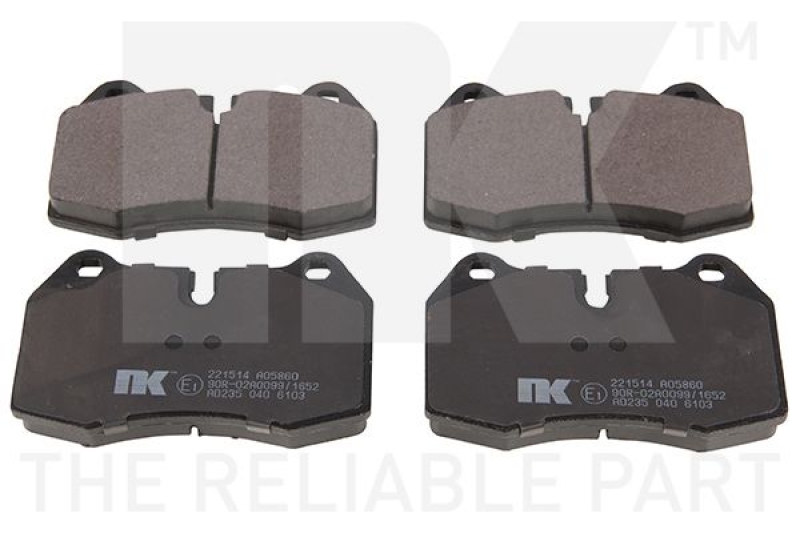 NK Brake Pad Set, disc brake