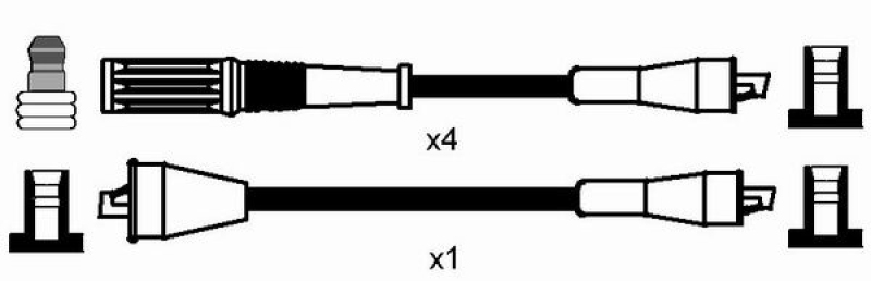 NGK Ignition Cable Kit