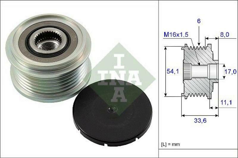 INA Alternator Freewheel Clutch