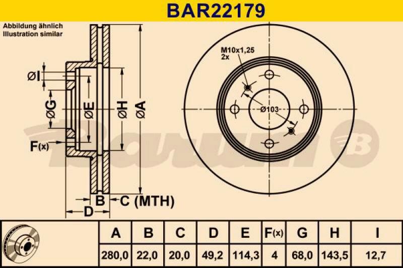 BARUM Brake Disc