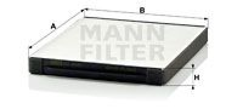 MANN-FILTER Filter, Innenraumluft