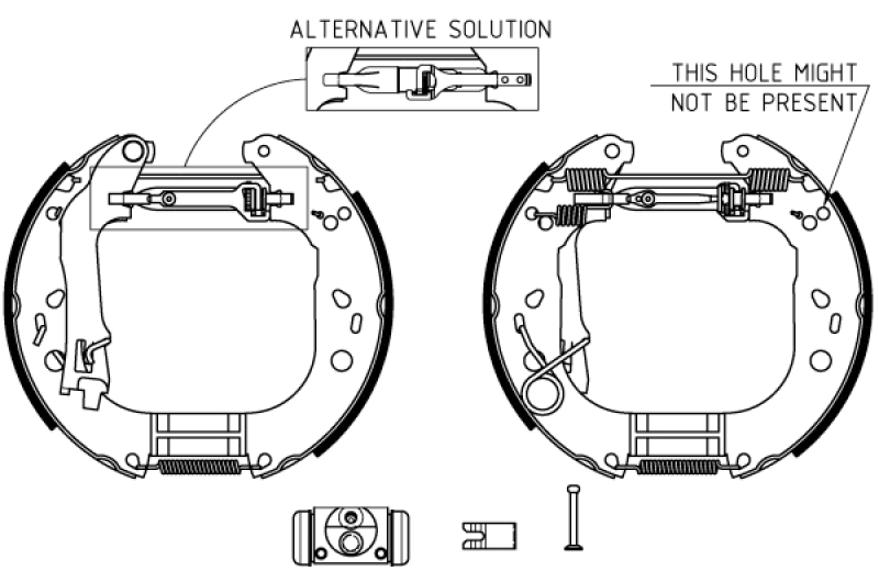 HELLA Bremsbackensatz Shoe Kit Pro