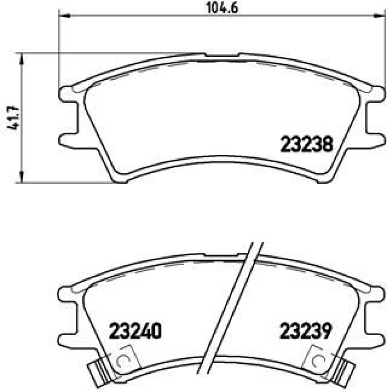 BREMBO Brake Pad Set, disc brake PRIME LINE