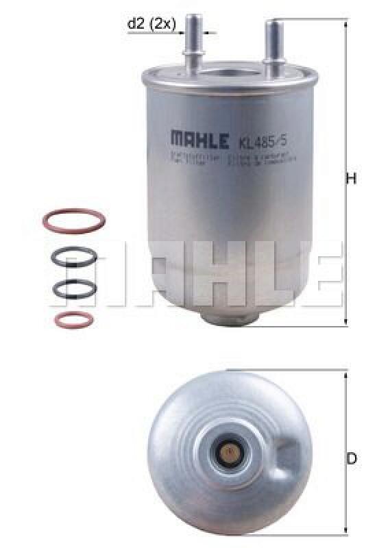 MAHLE Fuel filter