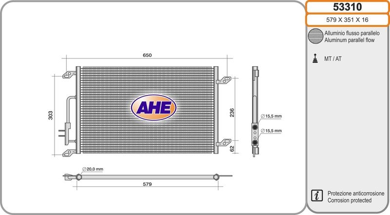 AHE Condenser, air conditioning