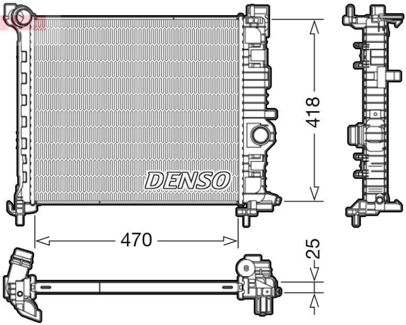 DENSO Kühler, Motorkühlung