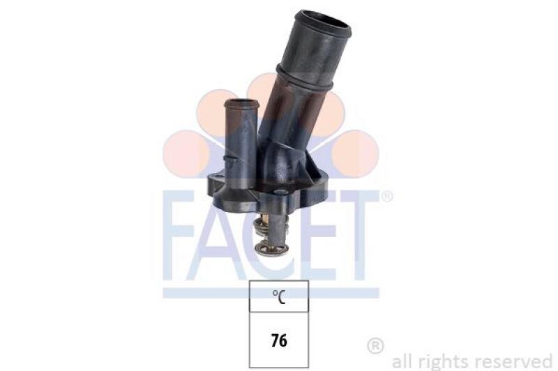 FACET Thermostat, coolant Made in Italy - OE Equivalent