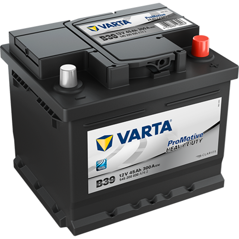 VARTA Autobatterie Starterbatterie ProMotive Black Heavy Duty 12V 45Ah 300A B13