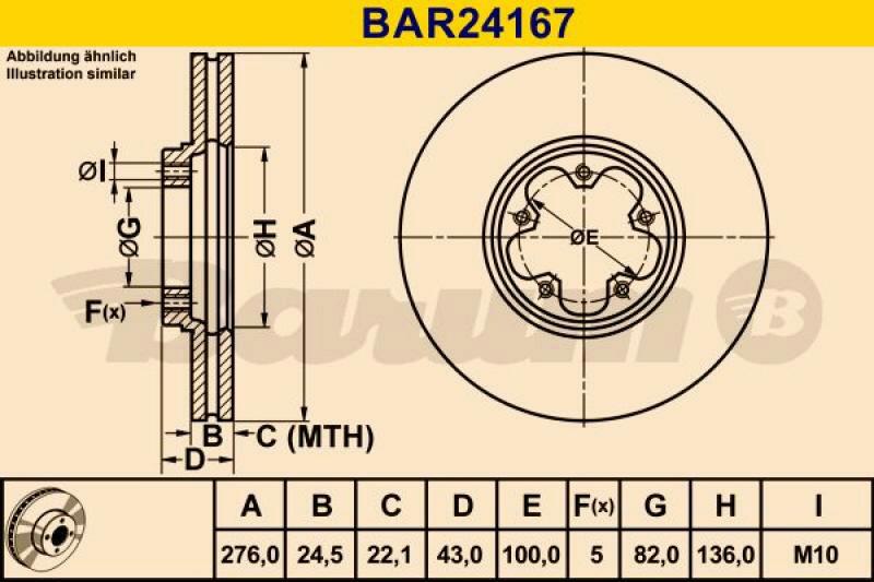 BARUM Brake Disc