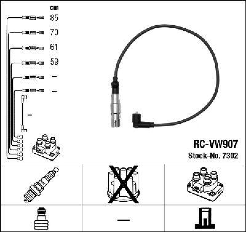 NGK Ignition Cable Kit