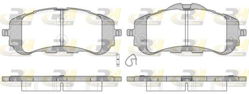 ROADHOUSE Brake Pad Set, disc brake