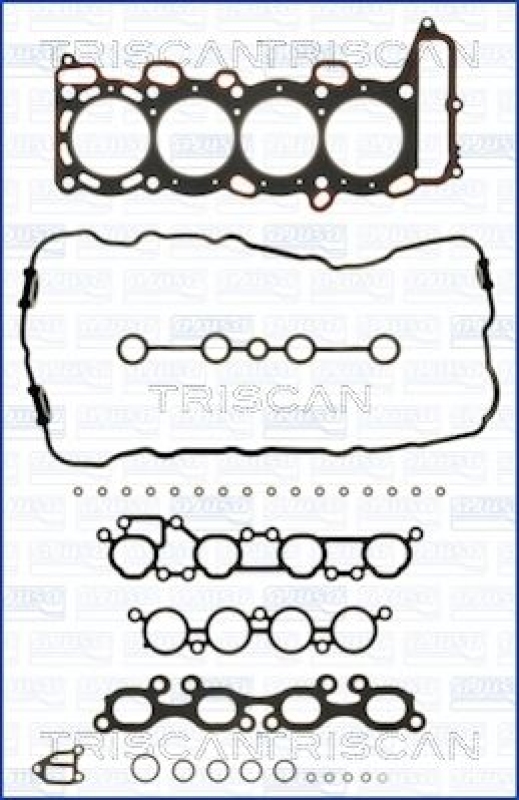 TRISCAN Gasket Set, cylinder head FIBERMAX