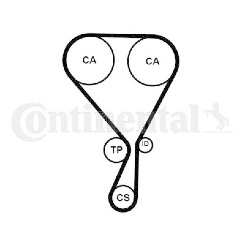 CONTINENTAL CTAM Zahnriemen