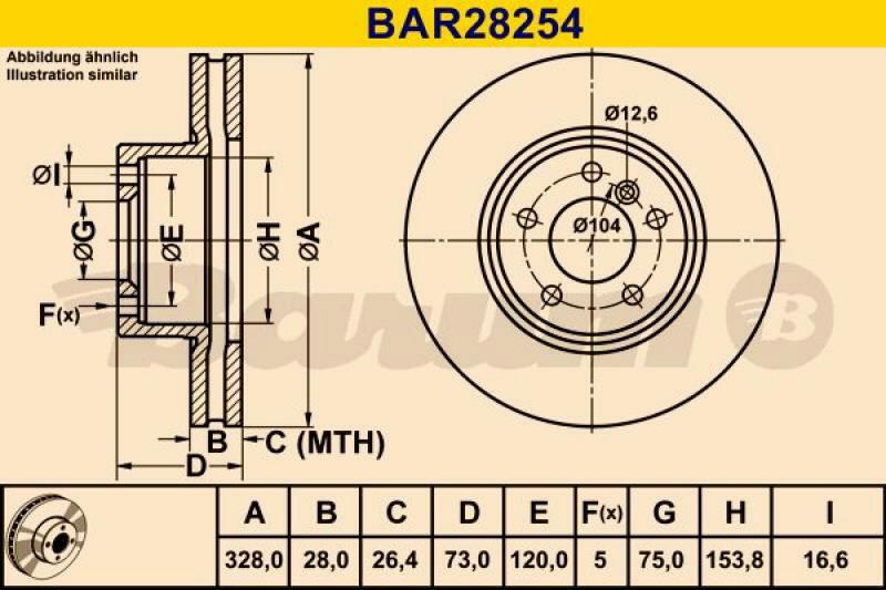 BARUM Brake Disc