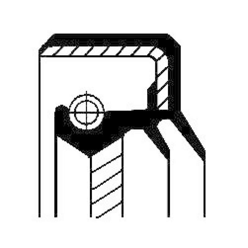 CORTECO Shaft Seal, crankshaft