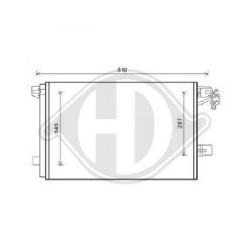 DIEDERICHS Condenser, air conditioning DIEDERICHS Climate