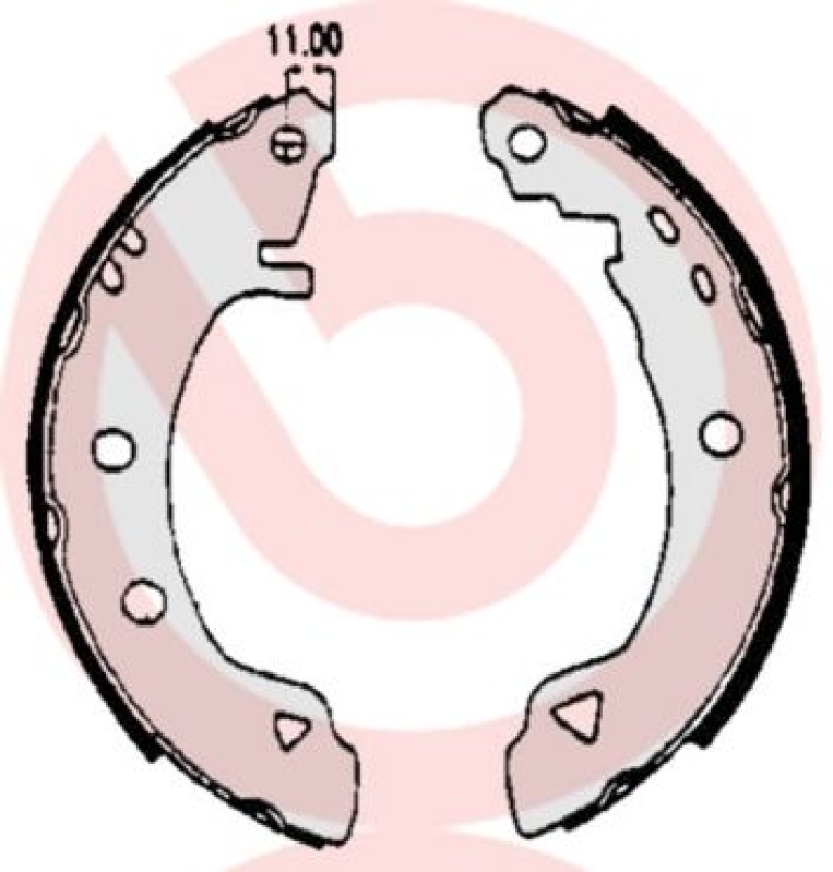 BREMBO Bremsbackensatz ESSENTIAL LINE