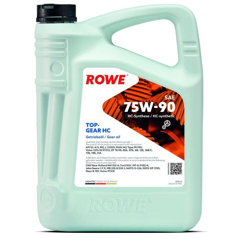 ROWE Motoröl 5L Liter HIGHTEC TOPGEAR SAE 75W-90 HC