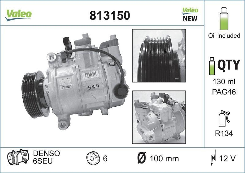 VALEO Kompressor, Klimaanlage VALEO CORE-FLEX