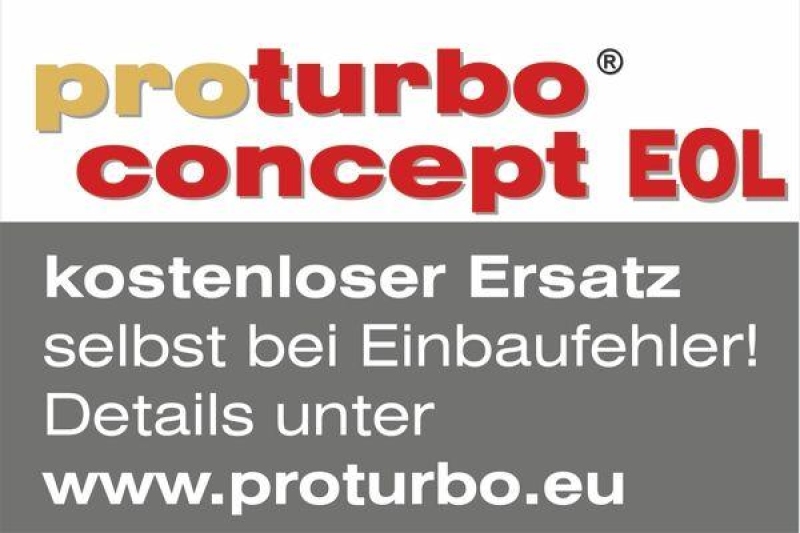 SCHLÜTTER TURBOLADER Lader, Aufladung proturbo concept ® - KIT D mit ERWEITERTER GEWÄHRLEISTUNG